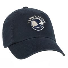 Pebble Beach Unstructured Hat by American Needle -Navy