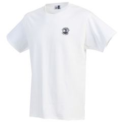 Pebble Beach Golf Cotton Jersey T-Shirt by Divots Sportswear -White-S