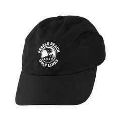 Pebble Beach Light Weight Cotton Unstructured Hat by Ahead -Black