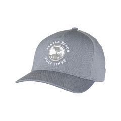 Pebble Beach Fitted Leezy Hat by Travis Mathew-Grey-SM/MD