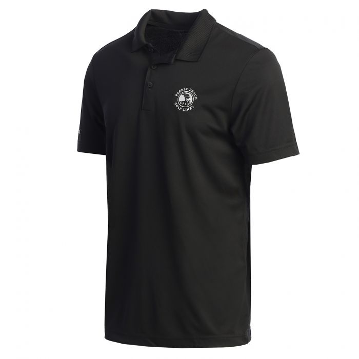 Pebble Beach Men's Solid Performance Polo by Adidas