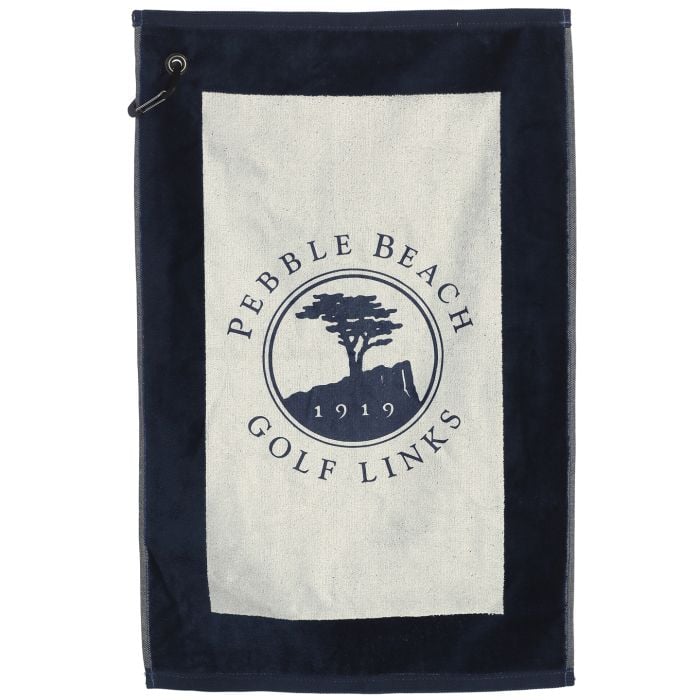 米ペブルビーチ　ゴルフタオル Pebble Beach Tri-fold Golf Towel